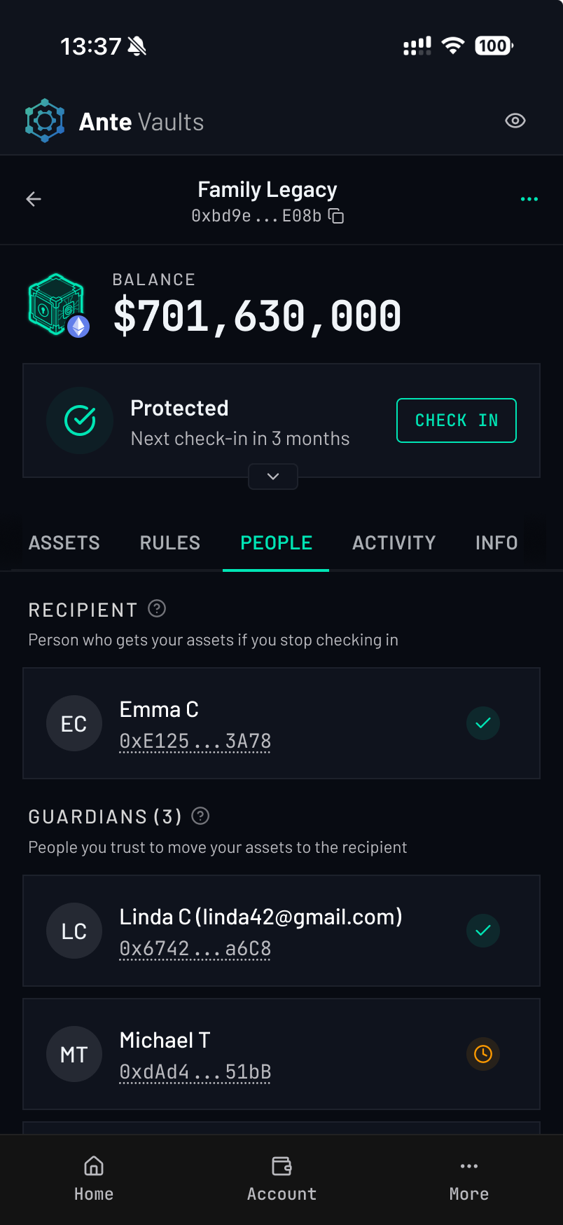 Ante App Preview